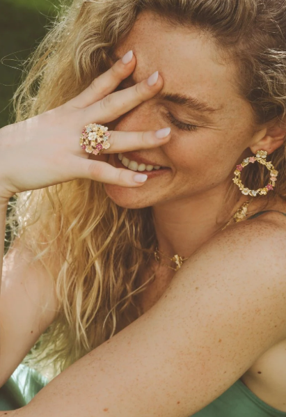Anabel Aram Wildflowers Gathered Ring