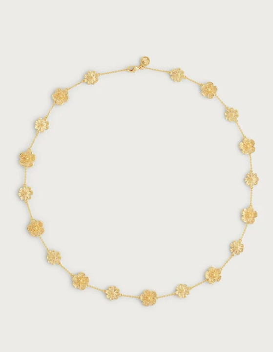 Anabel Aram Wildflowers Station Necklace