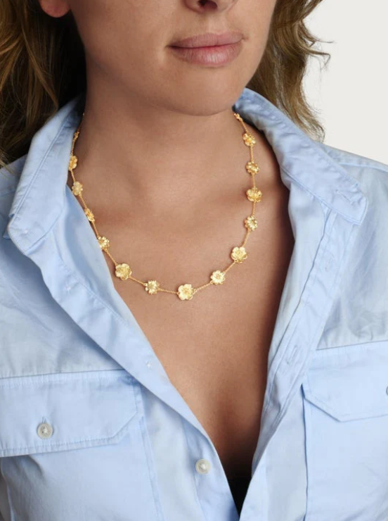 Anabel Aram Wildflowers Station Necklace