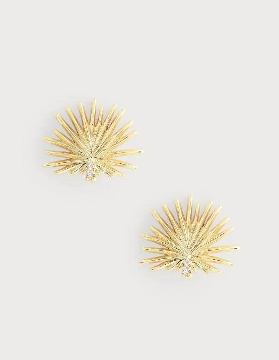 Anabel Aram Palm Stud Earrings