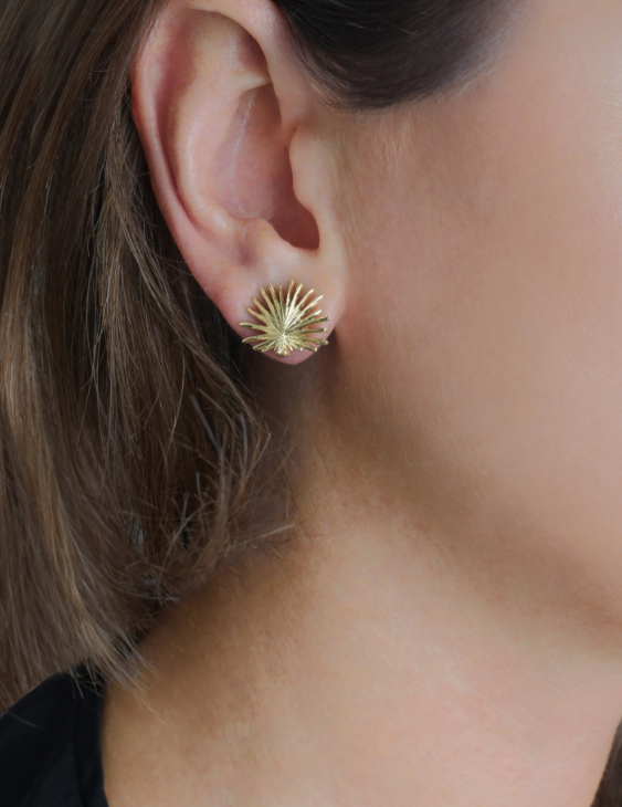 Anabel Aram Palm Stud Earrings