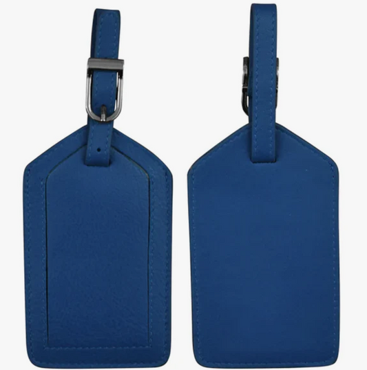 ili New York Luggage Tag in Cobalt