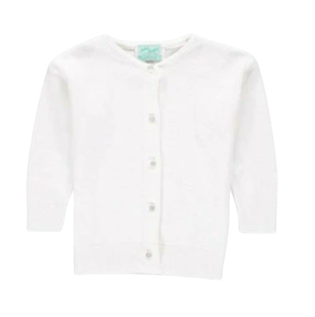 Julius Berger: Cotton Cashmere Cardigan WHT (All Sizes)
