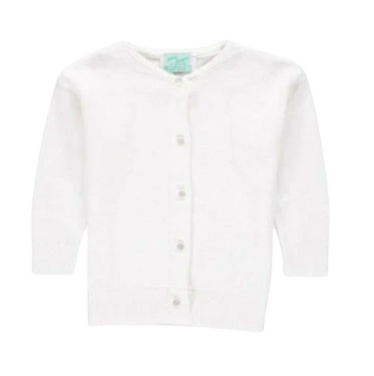 Julius Berger: Cotton Cashmere Cardigan WHT (All Sizes)