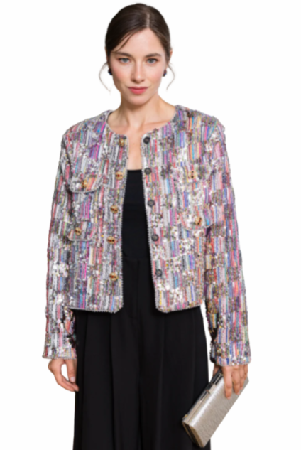 Jozia Sequin & Bead Jacket
