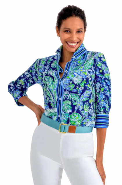 Gretchen Scott: Boyfriend Shirt - Vintage Vines