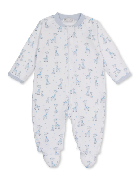Kissy Kissy Footie with Zip Print