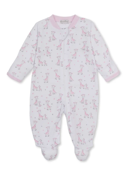 Kissy Kissy Footie with Zip Print