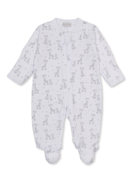 Kissy Kissy Footie with Zip Print