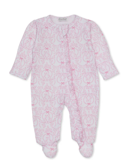 Kissy Kissy Footie with Zip Print