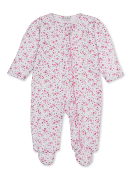Kissy Kissy Footie with Zip Print