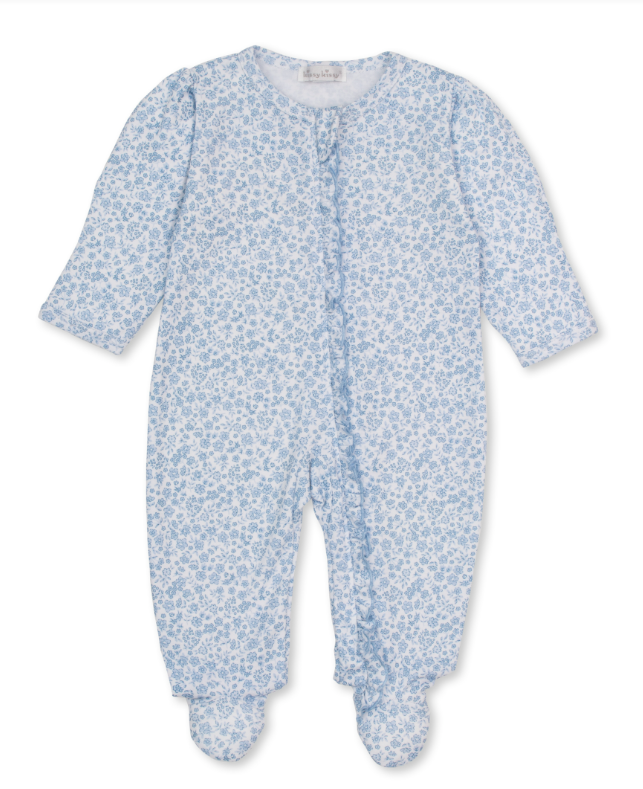 Kissy Kissy Footie with Zip Print