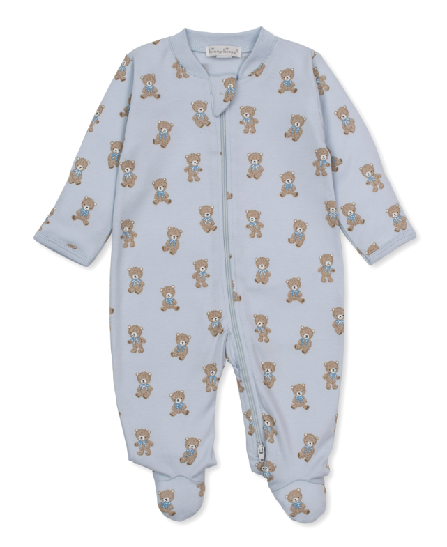 Kissy Kissy Footie with Zip in Teddy Bear Club