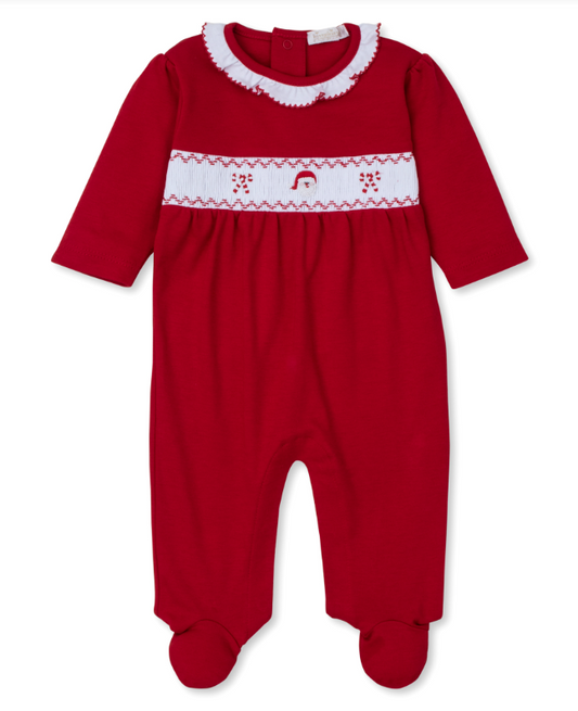 Kissy Kissy Footie with Hand Smocking