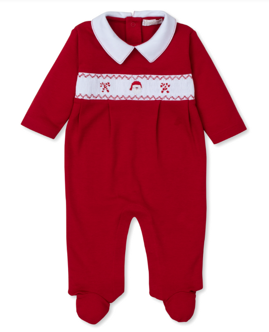 Kissy Kissy Footie with Hand Smocking and Collar