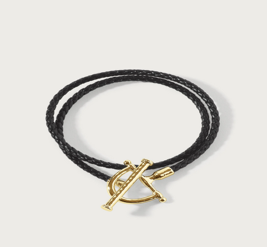 Anabel Aram Cheval Leather Wrap Bracelet