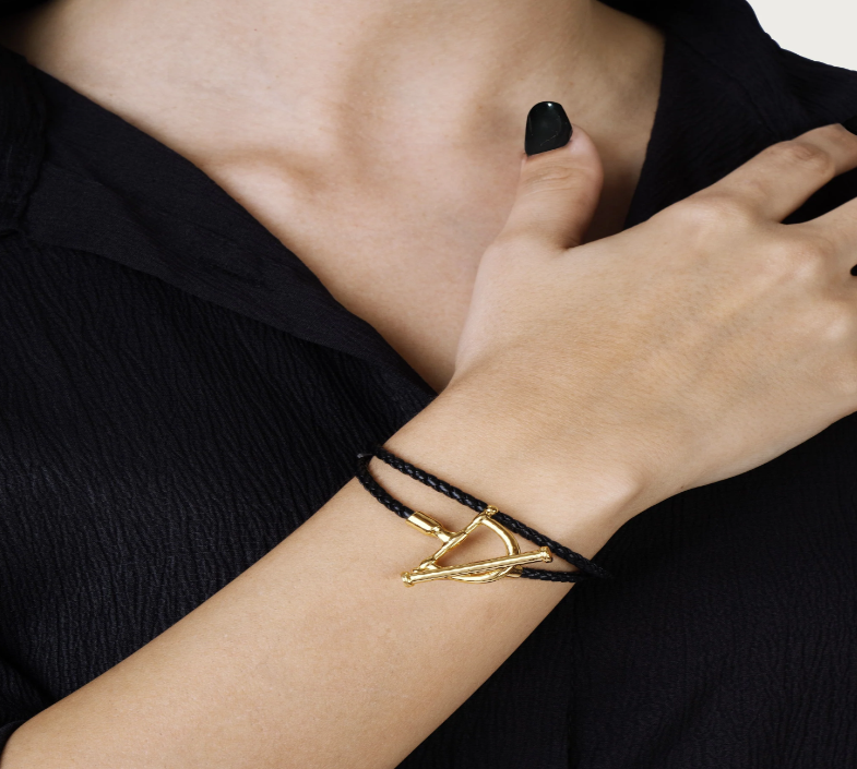 Anabel Aram Cheval Leather Wrap Bracelet