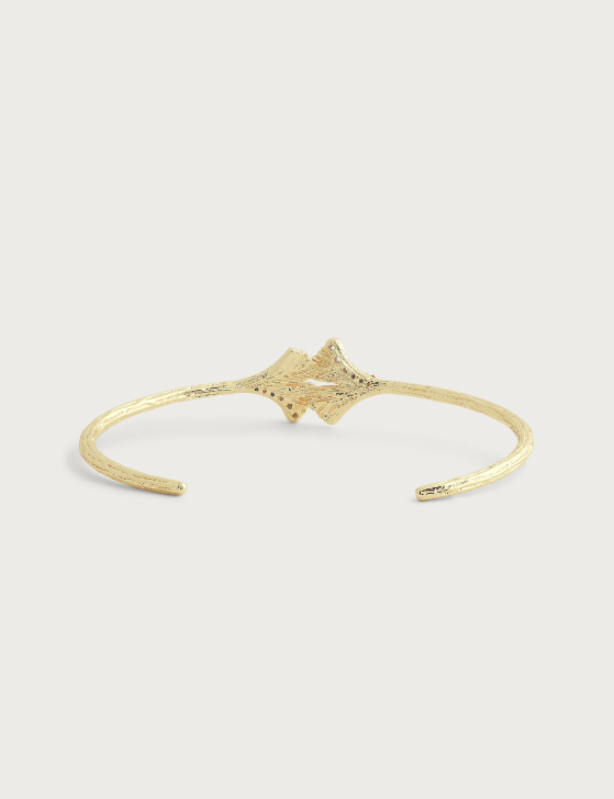Anabel Aram Ginkgo Leaves Bangle