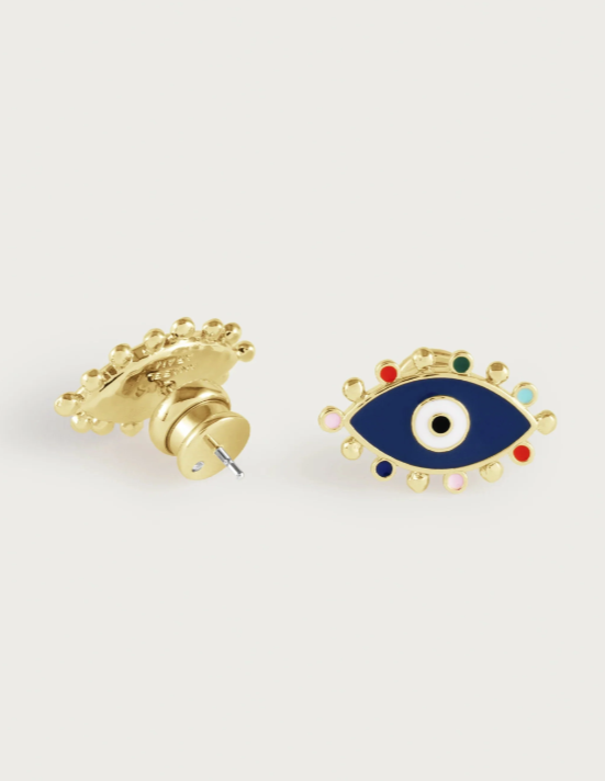 Anabel Aram Milos Evil Eye Studs