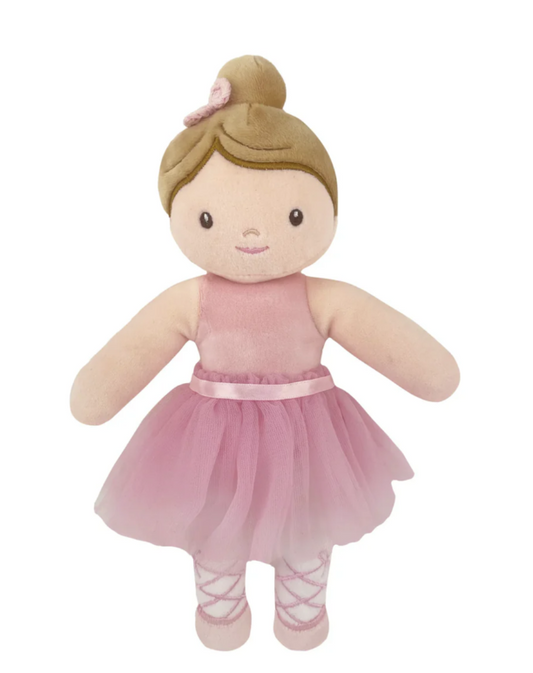Zubels Plush Doll in Pink Ballerina