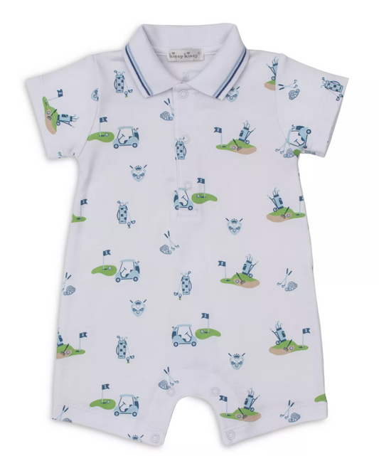 Kissy Kissy Short Playsuit in Golf Championship