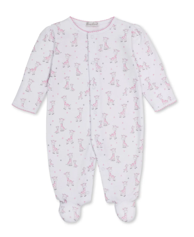 Kissy Kissy Footie with Hat in Just Giraffes