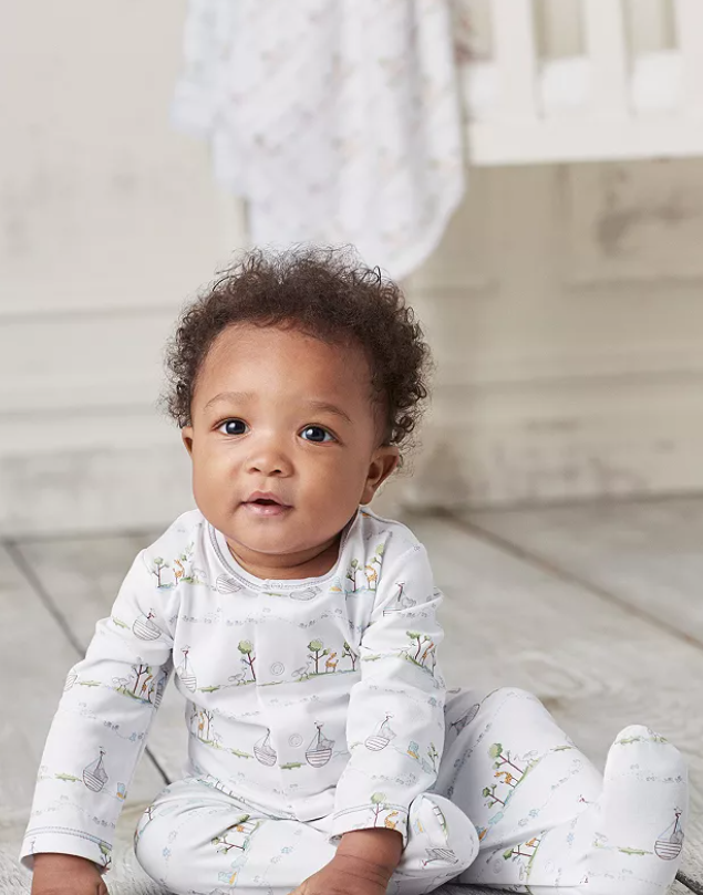 Kissy Kissy Footie Print Noah's Journey