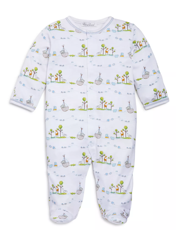 Kissy Kissy Footie Print Noah's Journey