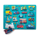 Load image into Gallery viewer, Crocodile Creek 16 pcs Wood Puzzle - Things That Go
