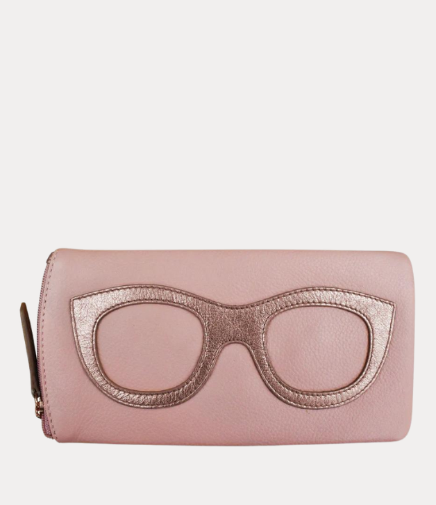 Ili New York Eyeglass Case with Eyeglass Design in Blush