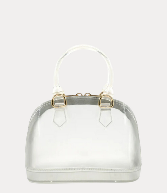 BC Handbags Jelly Clear Dome Bag