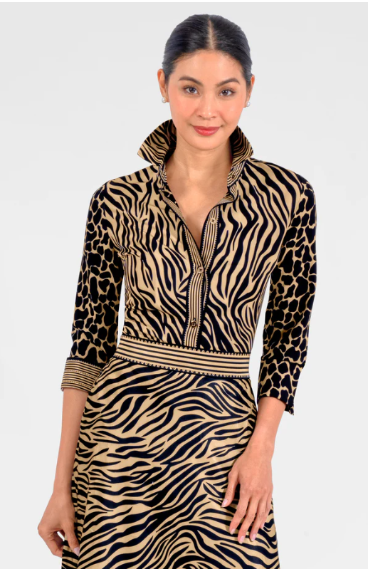 Gretchen Scott: Boyfriend Shirt - Animal Instincts