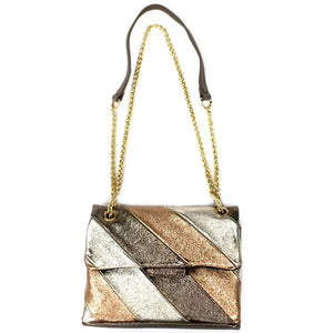 BC Handbags Genuine leather bag in Bronze