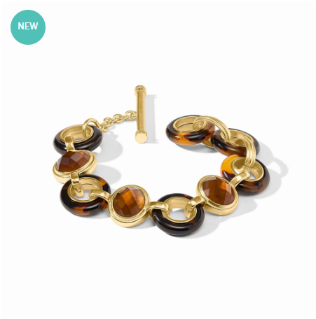 Julie Vos: Stone Bracelet - Carnaby - TORT