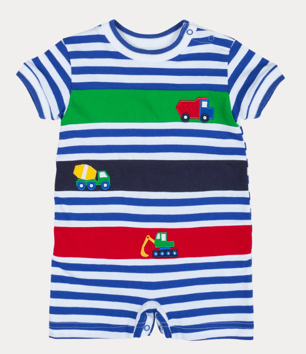 Florence Eiseman Knit Shortall With Trucks