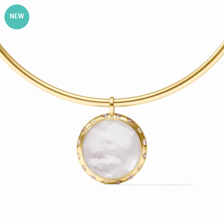 Julie Vos: Statement Necklace - Rainbow - CLR
