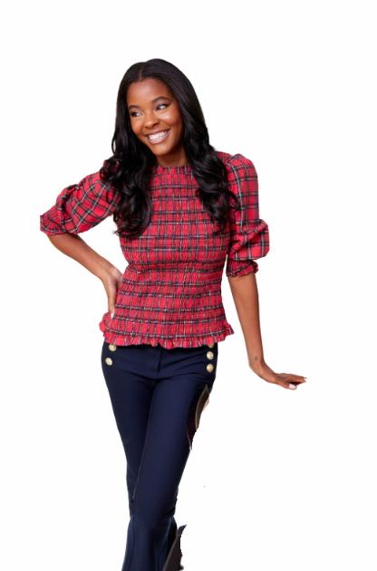 Sail to Sable: Puff Sleeve Smocked Top (Pick YOUR Color)