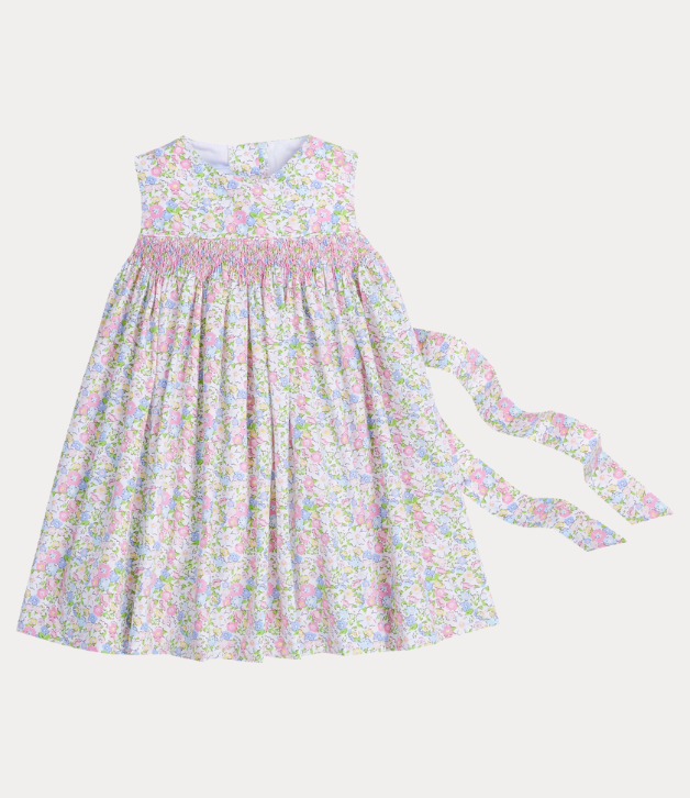 Little English Simply Smocked Dress - Cheekwood Floral