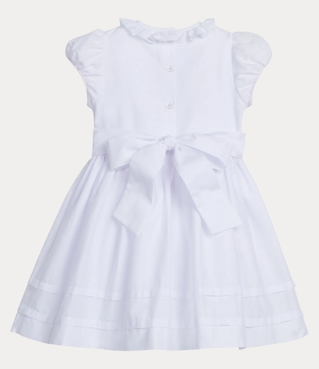 Little English Smocked Claiborne Dress with Rosebuds