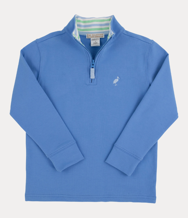 TBBC Hayword Half-Zip in Sunrise Blvd. Blue