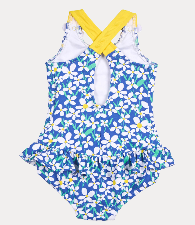 Florence Eiseman Floral Swimsuit With Flowers
