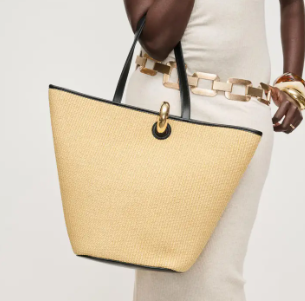 Urban Expressions Raelynn Tote in Natural Black