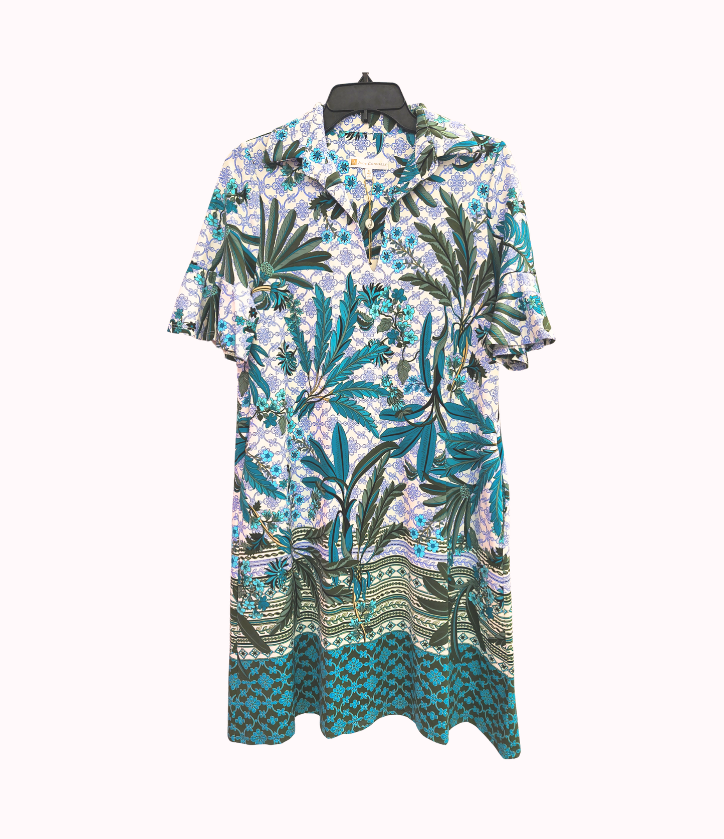 Jude Connally Regina Dress in Palm Royale Loden