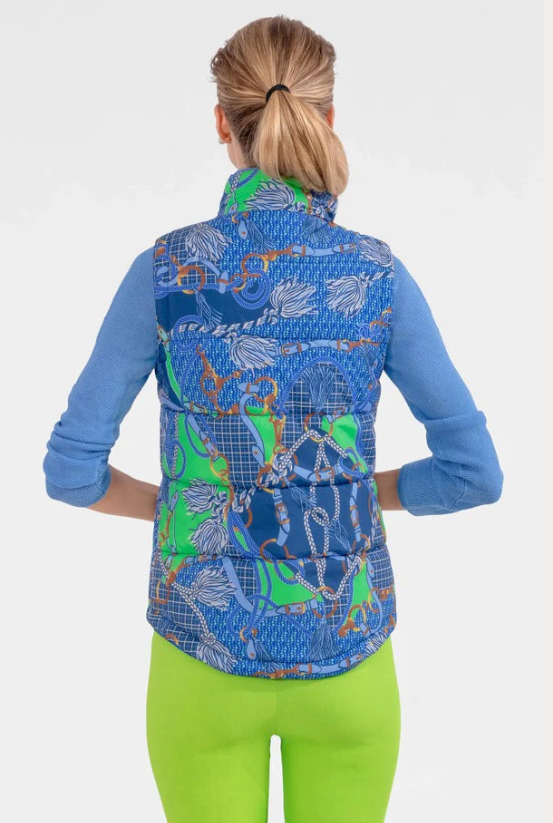 Gretchen Scott Puffer Vest in Blue
