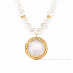 Load image into Gallery viewer, Julie Vos Astor Statement Necklace in Iridescent Clear Crystal
