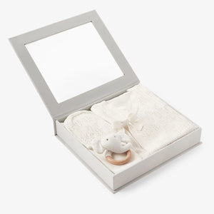 Elegant Baby White Baby Layette Gift Set with Box