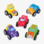 Load image into Gallery viewer, Monster Truck Party Squirtie Baby Bath Toys
