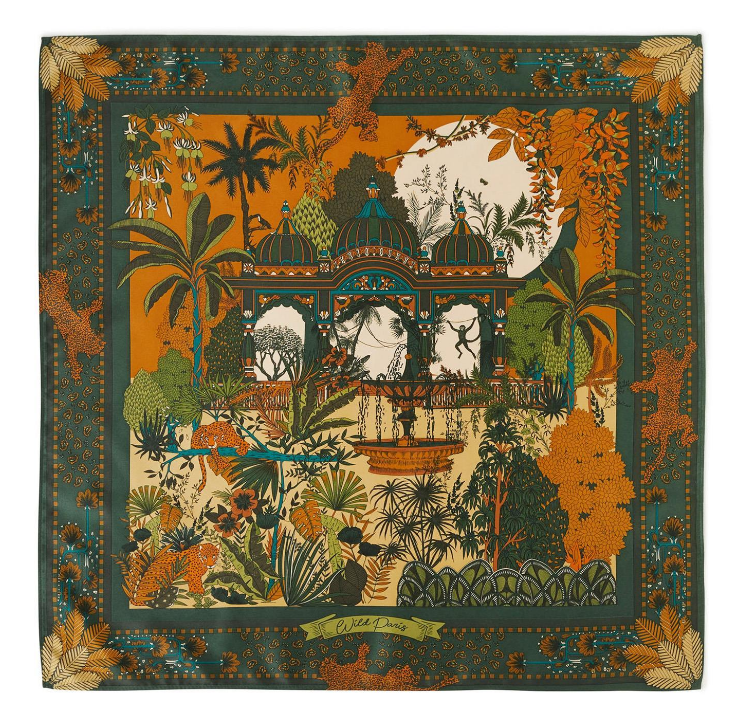 Amber Palace Mini Square Scarf