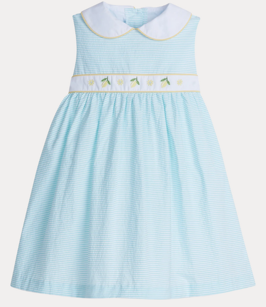 Little English Sleeveless Charlotte Dress with Lemons