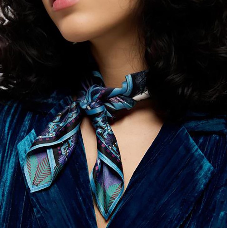 Amber Palace Mini Square Scarf